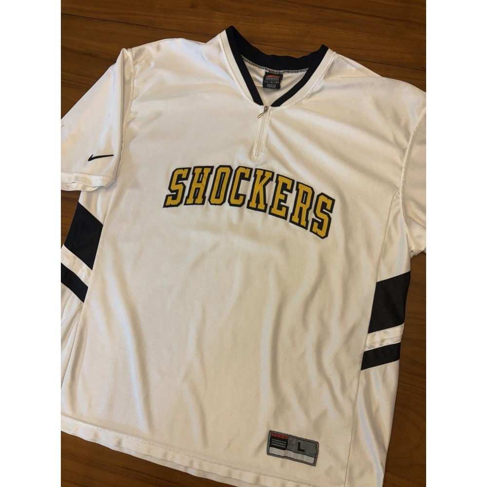 Vintage Wichita State Shockers Warmup Nike Basketball Mens L/XL Player Issue 90s